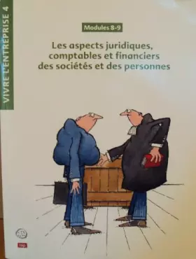 Couverture du produit · Les aspects juridiques comptables et financiers des sociétés et des personnes Modules 8-9