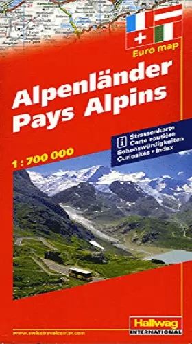 Couverture du produit · Pays Alpins : 1/700 000