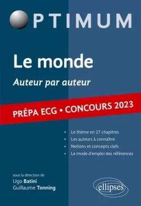 Couverture du produit · Le monde ECG 2023 - Auteur par auteur - édition 2023