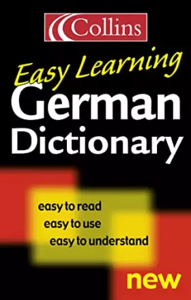 Couverture du produit · Collins Easy Learning German Dictionary