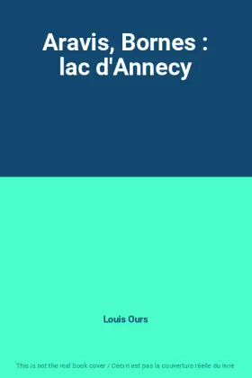 Couverture du produit · Aravis, Bornes : lac d'Annecy