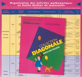 Couverture du produit · Diagonale : math en pousse, PS maternelle, livre du maître
