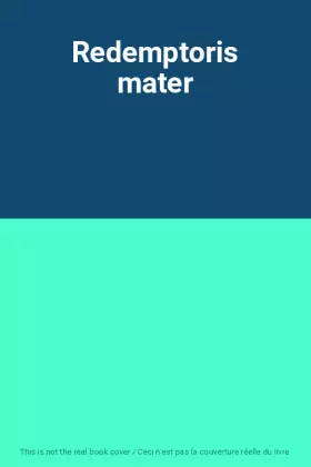 Couverture du produit · Redemptoris mater
