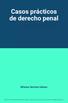 Couverture du produit · Casos prácticos de derecho penal
