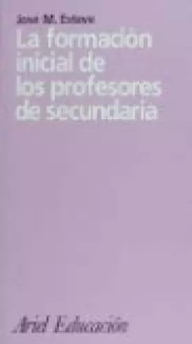 Couverture du produit · Formacion inicial profesores secundaria
