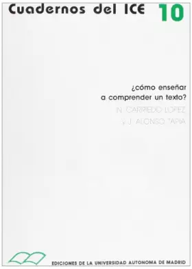 Couverture du produit · ¿Cómo enseñar a comprender un texto?.