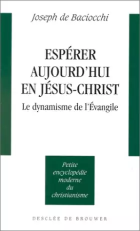 Couverture du produit · Espérer aujourd'hui en Jésus-Christ