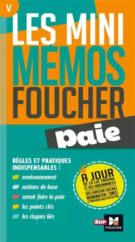 Couverture du produit · Les mini memos Foucher - Paie