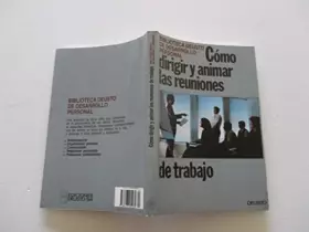 Couverture du produit · Cómo dirigir y animar reuniones de trabajo