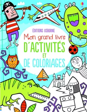 Couverture du produit · Mon grand livre d'activités et de coloriages