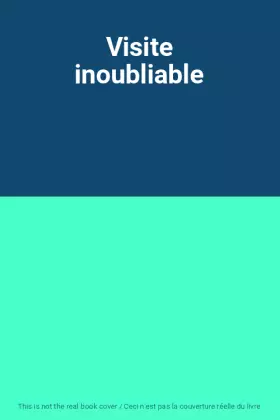 Couverture du produit · Visite inoubliable