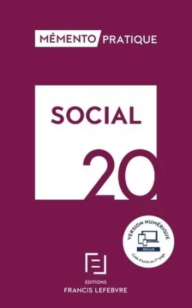 Couverture du produit · Mémento Social 2020