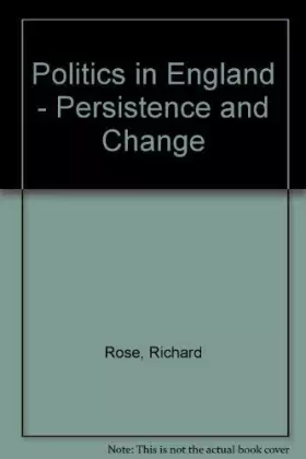 Couverture du produit · Politics in England - Persistence and Change