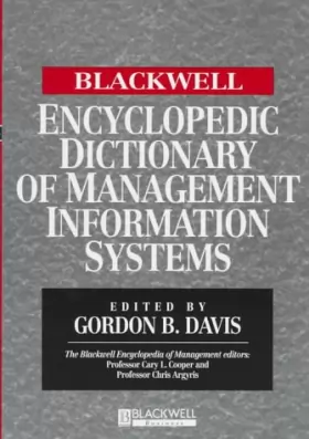 Couverture du produit · The Blackwell Encyclopedic Dictionary of Management Information Systems