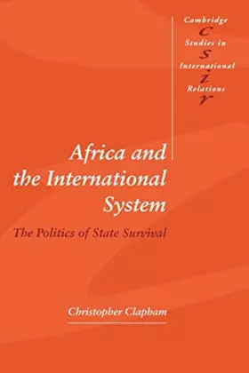 Couverture du produit · Africa and the International System
