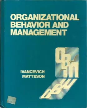 Couverture du produit · Organizational Behavior and Management