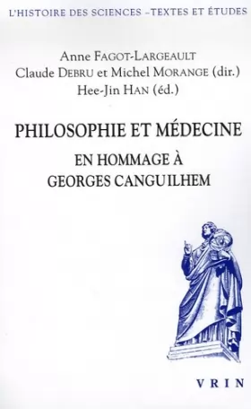 Couverture du produit · Philosophie et médecine: En hommage à Georges Canguilhem