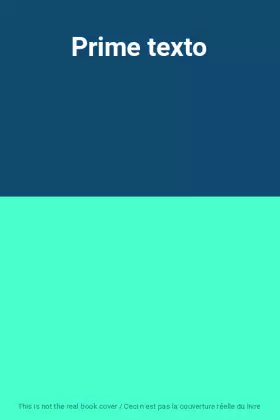 Couverture du produit · Prime texto
