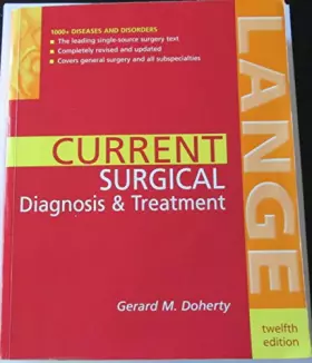 Couverture du produit · Current Surgical Diagnosis & Treatment
