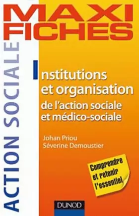 Couverture du produit · Institutions et organisation de l'action sociale et médico-sociale - 2e édition