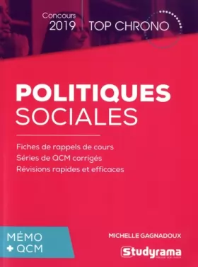 Couverture du produit · Politiques sociales - Concours 2019