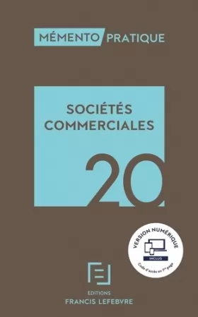 Couverture du produit · Mémento Sociétés commerciales 2020