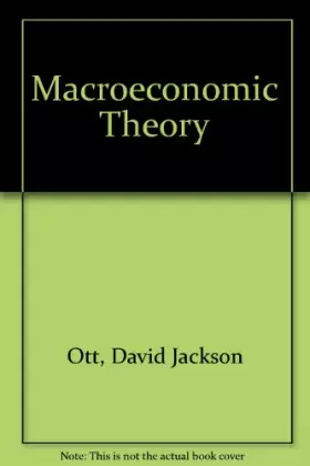 Couverture du produit · Macroeconomic Theory