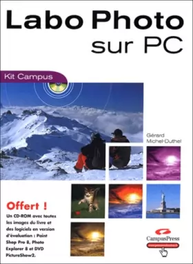 Couverture du produit · Labo photo sur PC (CD-Rom inclus)