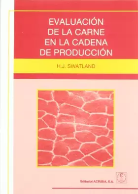 Couverture du produit · Evaluación de la carne en la cadena de producción