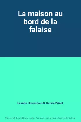 Couverture du produit · La maison au bord de la falaise