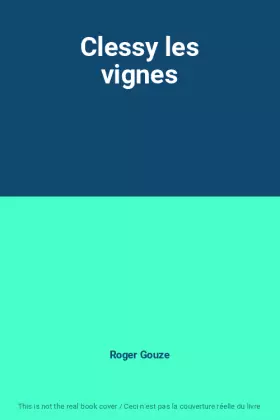 Couverture du produit · Clessy les vignes