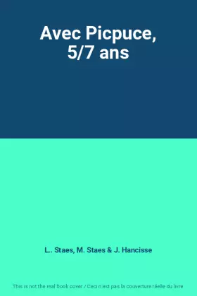 Couverture du produit · Avec Picpuce, 5/7 ans