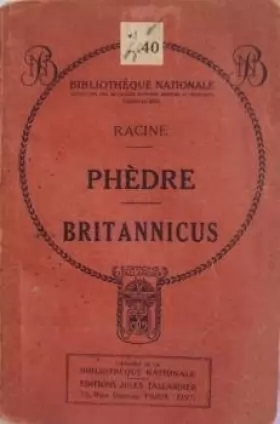 Couverture du produit · Phedre/britannicus