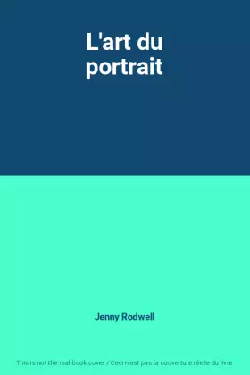 Couverture du produit · L'art du portrait