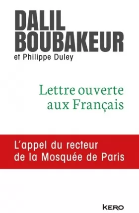 Couverture du produit · Lettre ouverte aux Français: L'appel du recteur de la Mosquée de Paris