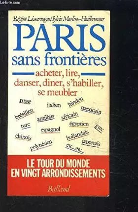 Couverture du produit · Paris sans frontières