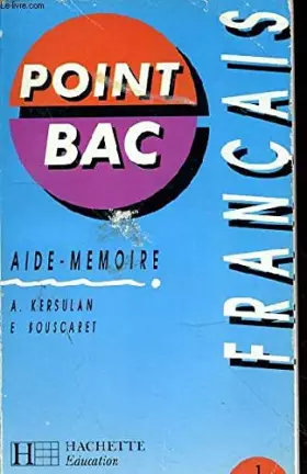 Couverture du produit · AIDE-MEMOIRE FRANCAIS