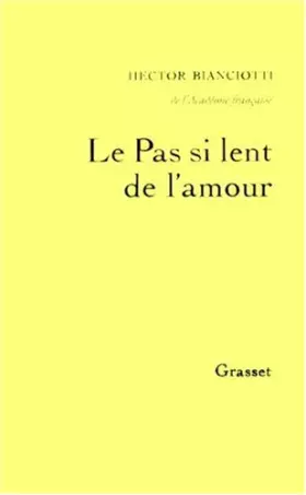 Couverture du produit · Le Pas si lent de l'amour