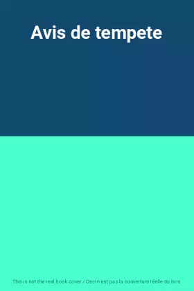 Couverture du produit · Avis de tempete