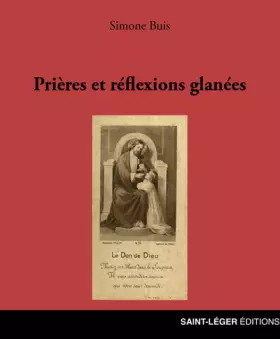 Couverture du produit · Prières et réflexions glanées