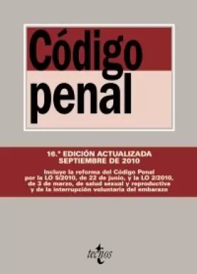 Couverture du produit · Codigo Penal / Penal Code: Ley Organica 10/1995, De 23 De Noviembre / Organic Law 10/1995 of November 23