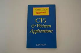 Couverture du produit · CVs and Written Applications