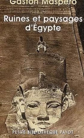 Couverture du produit · Ruines et paysages d'Egypte