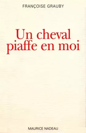 Couverture du produit · Un cheval piaffe en moi