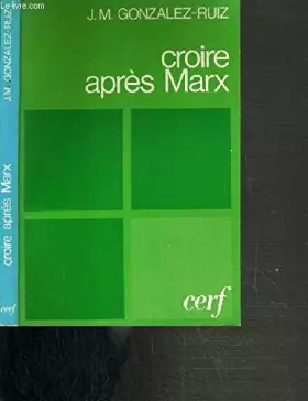 Couverture du produit · Croire après Marx