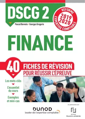 Couverture du produit · DSCG 2 Finance - Fiches de révision - Réforme 2019-2020: Réforme Expertise comptable (2019-2020)