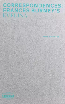 Couverture du produit · Correspondences: Frances Burney's Evelina