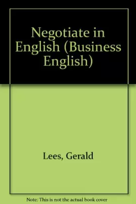 Couverture du produit · Negotiate in English: Students Book and Teachers Book