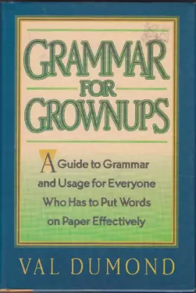 Couverture du produit · Grammar for Grownups