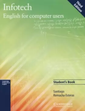 Couverture du produit · Infotech Student's Book: English for Computer Users